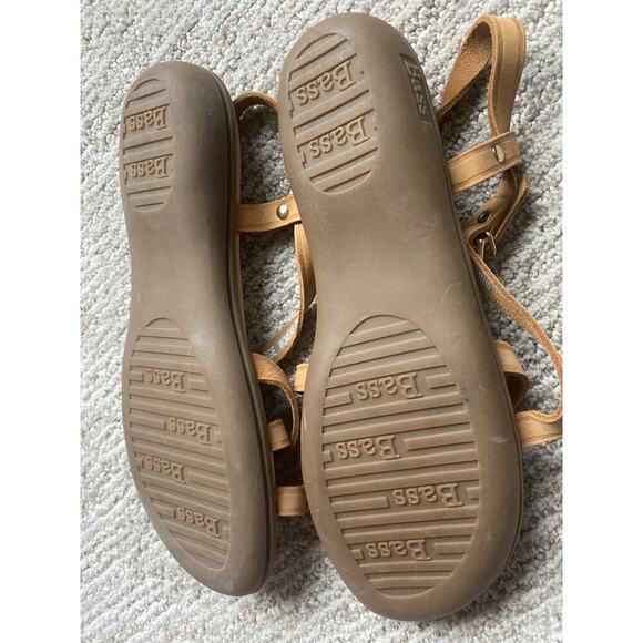 GH Bass & Co Sunjuns Margie strappy sandals tan leather size 7 - Picture 3 of 3